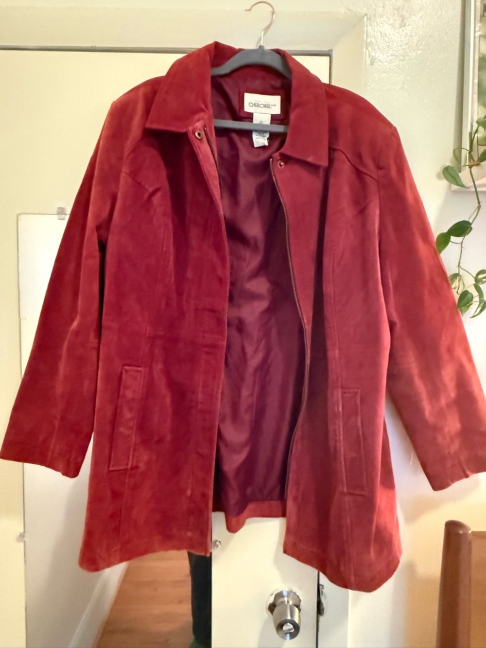 Cherokee Women's Red Suede Jacket